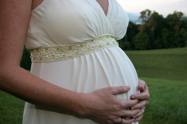 Melissa's Maternity Wedding Dress Brooks Ann Camper Bridal Couture